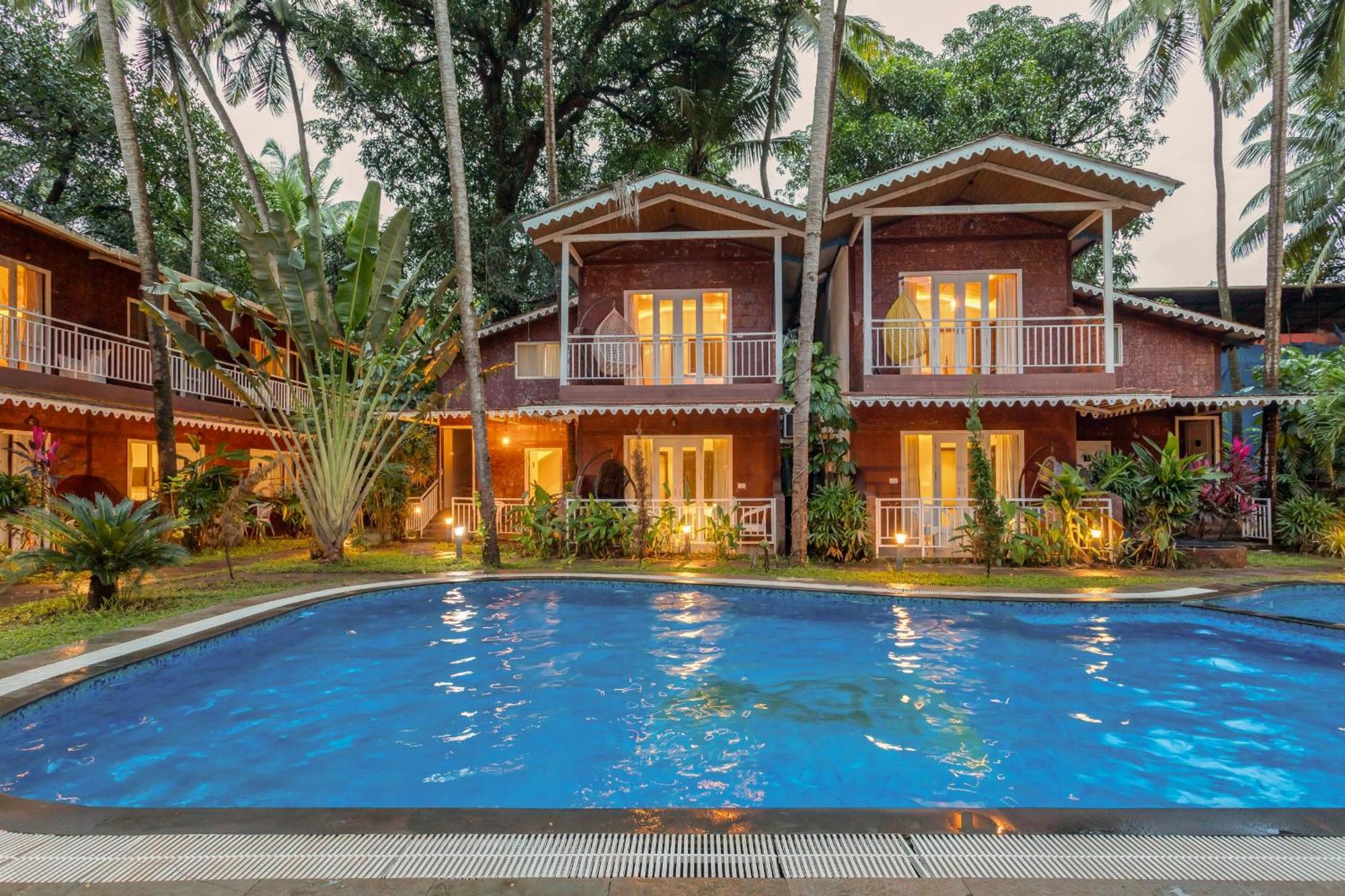 Skon Morjim Beach Resort By Orion Hotels Goa Vieja Exterior foto