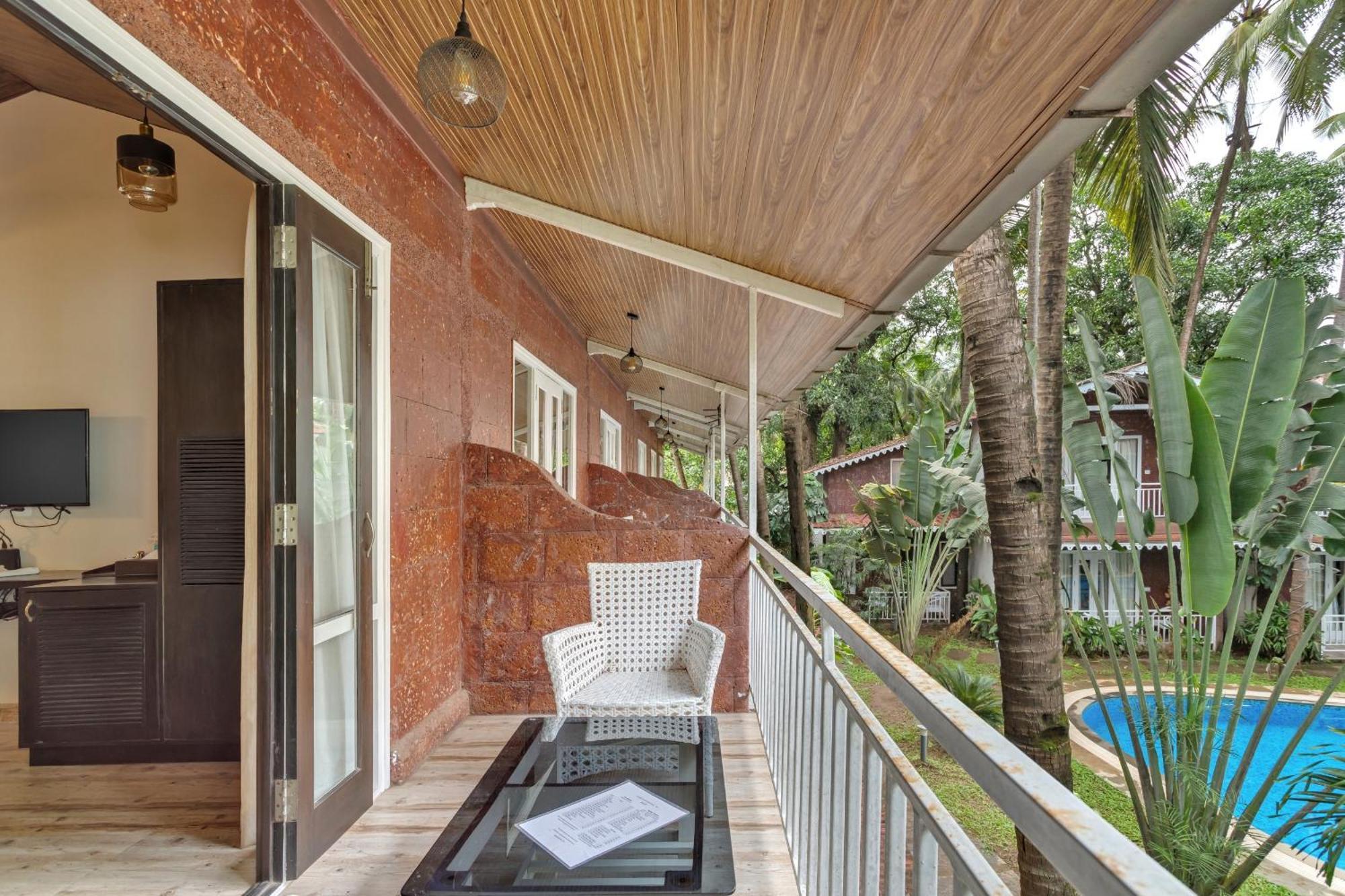 Skon Morjim Beach Resort By Orion Hotels Goa Vieja Exterior foto