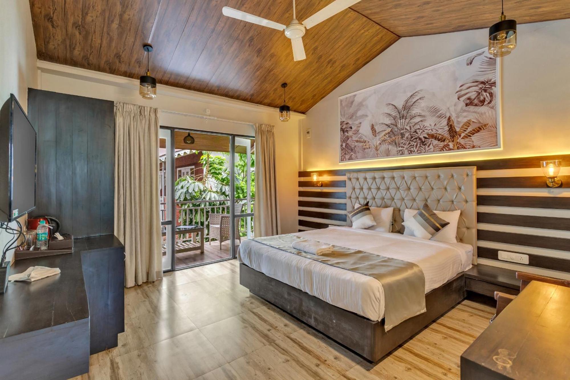 Skon Morjim Beach Resort By Orion Hotels Goa Vieja Exterior foto